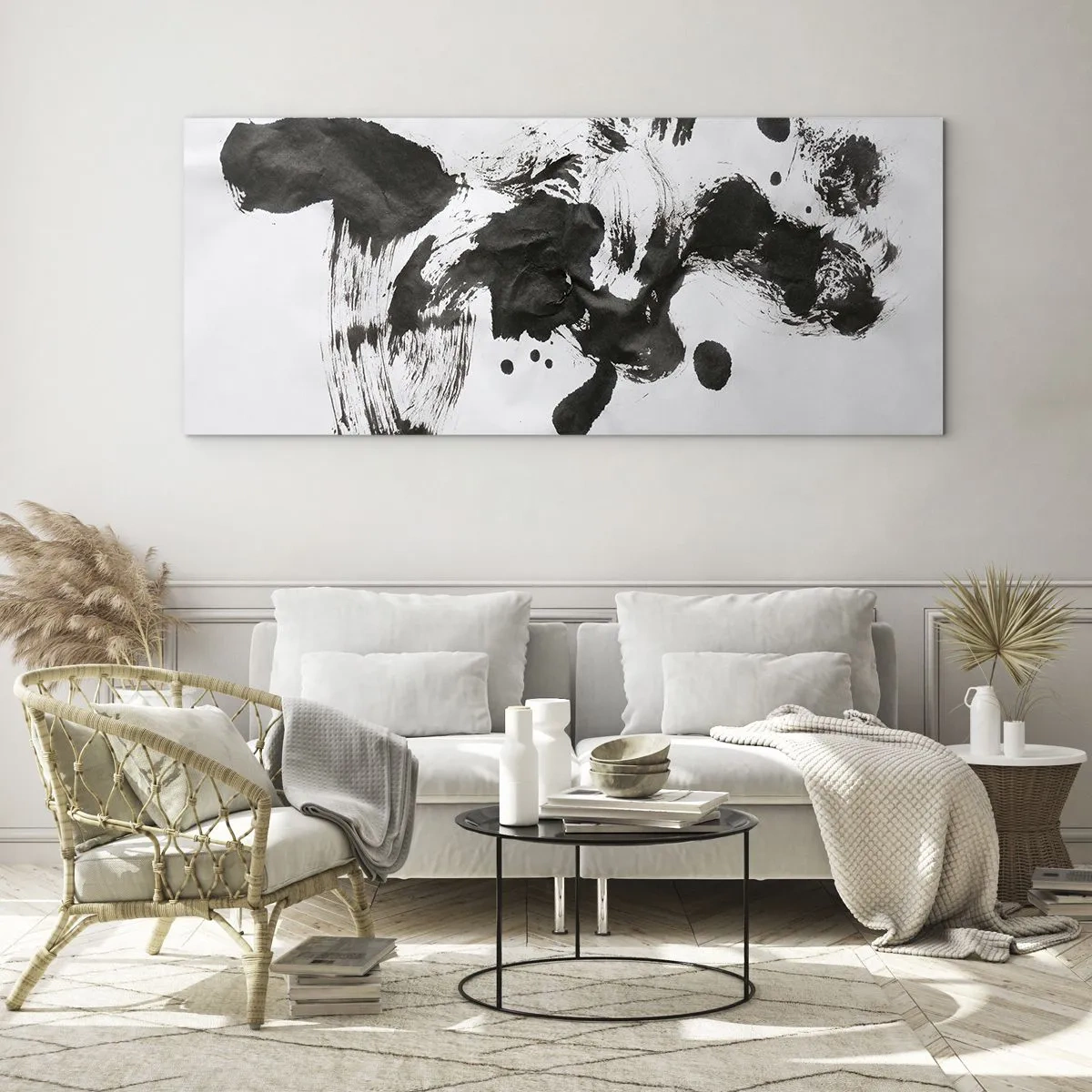 Schilderen op glas - Is er een methode voor de waanzin? - 160x50 cm