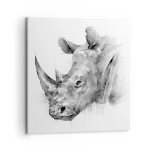 Schilderen op canvas - Afrikaans portret - 50x50 cm