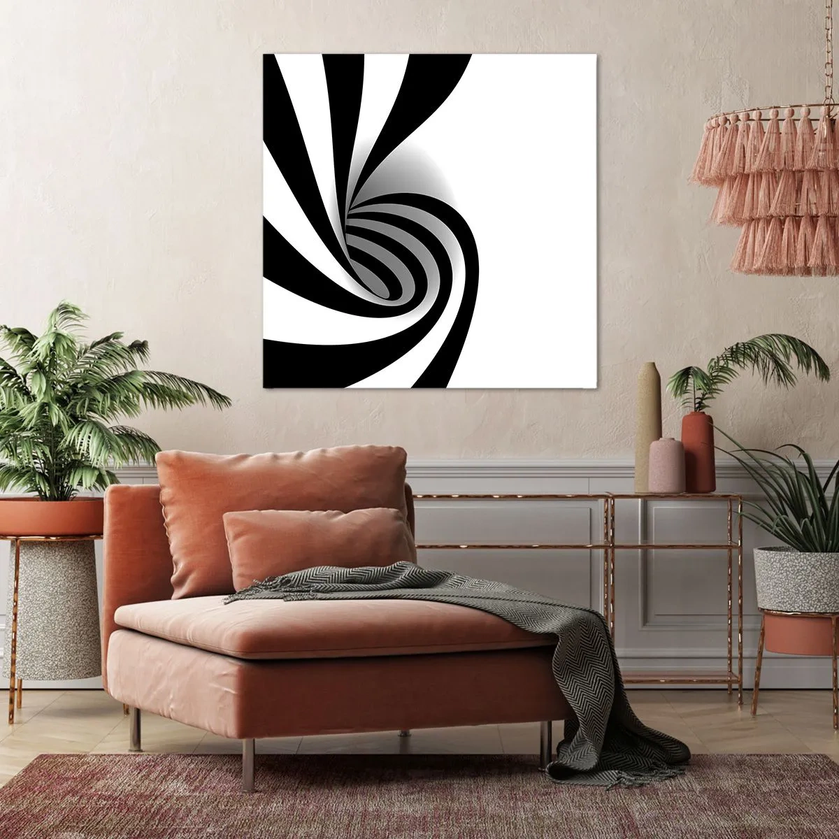 Schilderen op canvas - En toch draait het - 70x70 cm