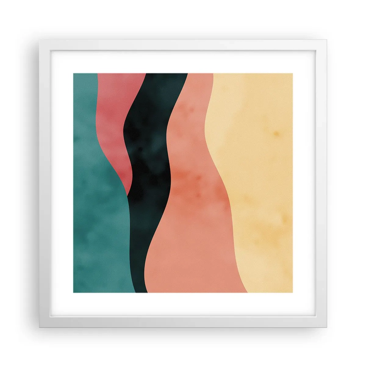 Poster in een witte lijst - Conforme non-conformiteit - 40x40 cm