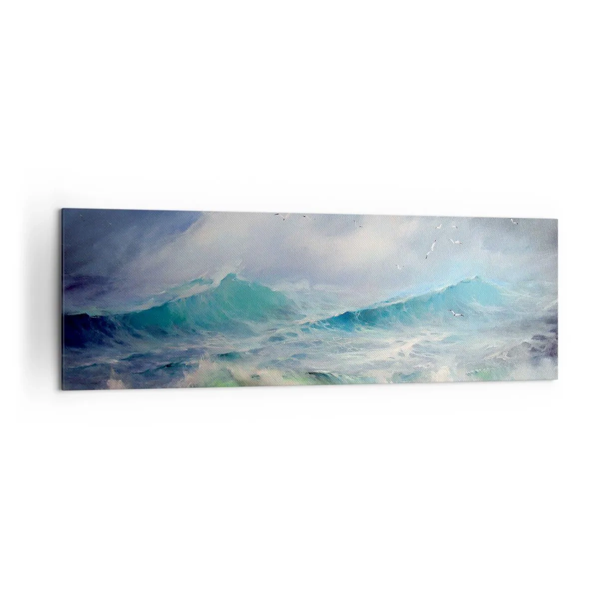 Schilderen op canvas - 'De wervelwind huilde van triomf...' - 160x50 cm