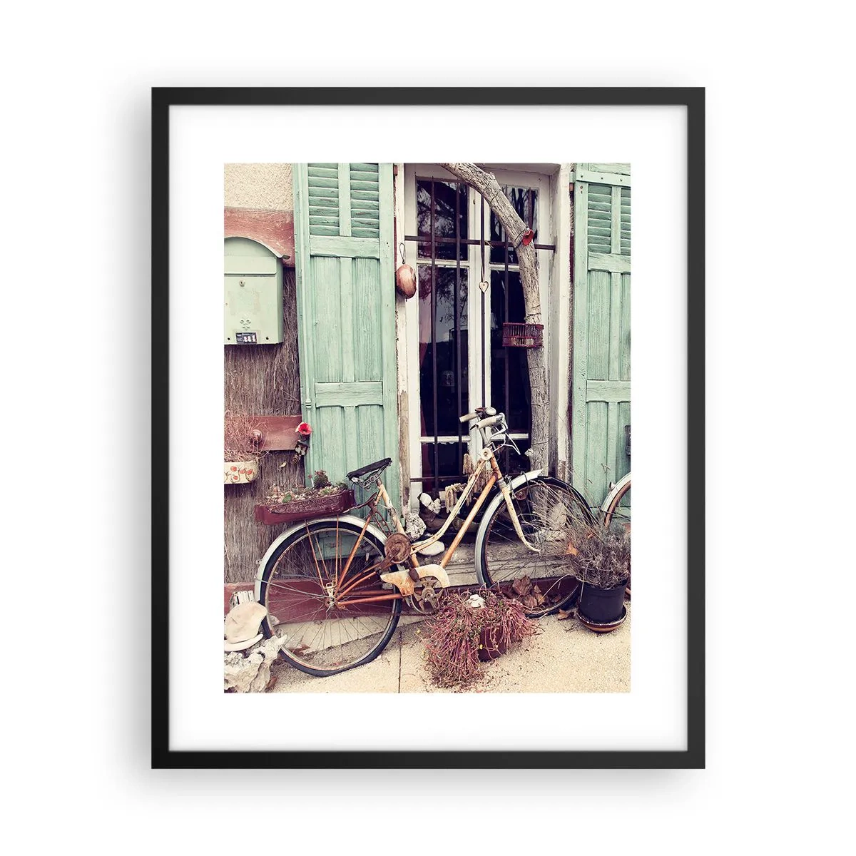 Poster in een zwarte lijst - Lang leve de provincie - 40x50 cm