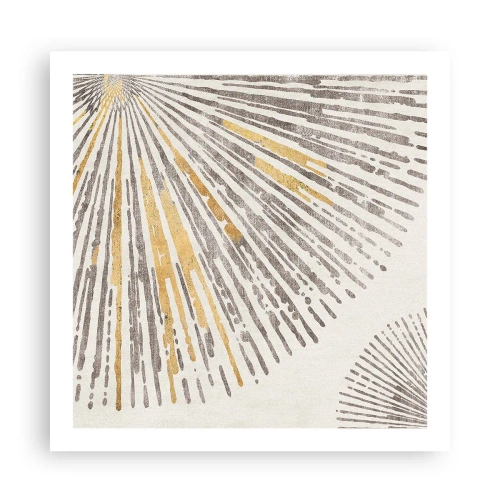 Poster - De schoonheid van de straal - 60x60 cm