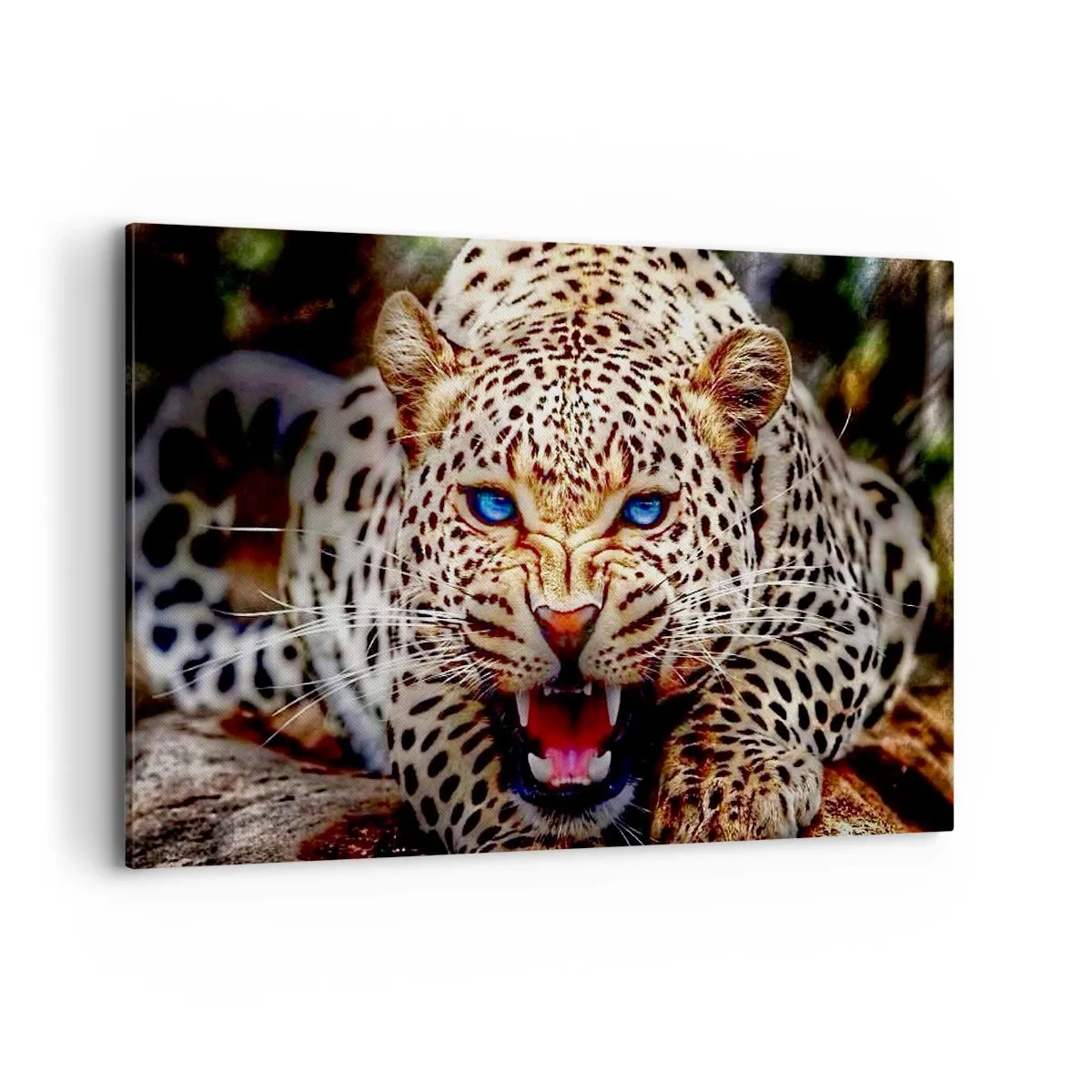 Schilderen op canvas - Boosheid schaadt de schoonheid niet - 120x80 cm