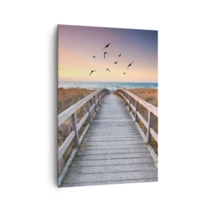 Schilderen op canvas - De ruimte voor opvliegen - 70x100 cm