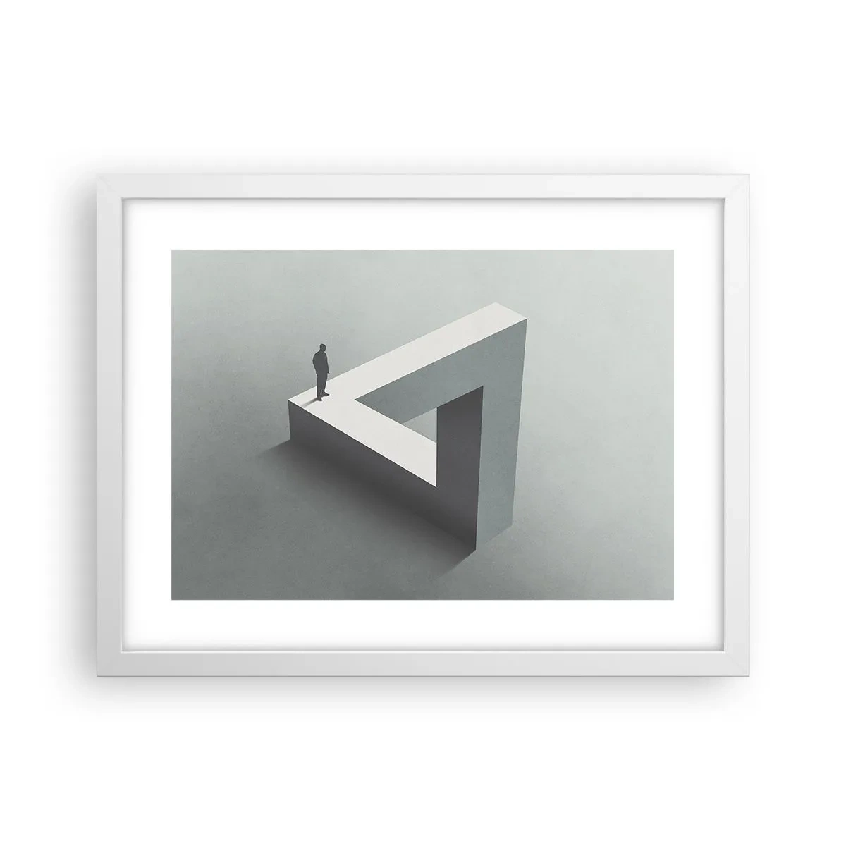 Poster in een witte lijst - Maar het is toch mogelijk - 40x30 cm