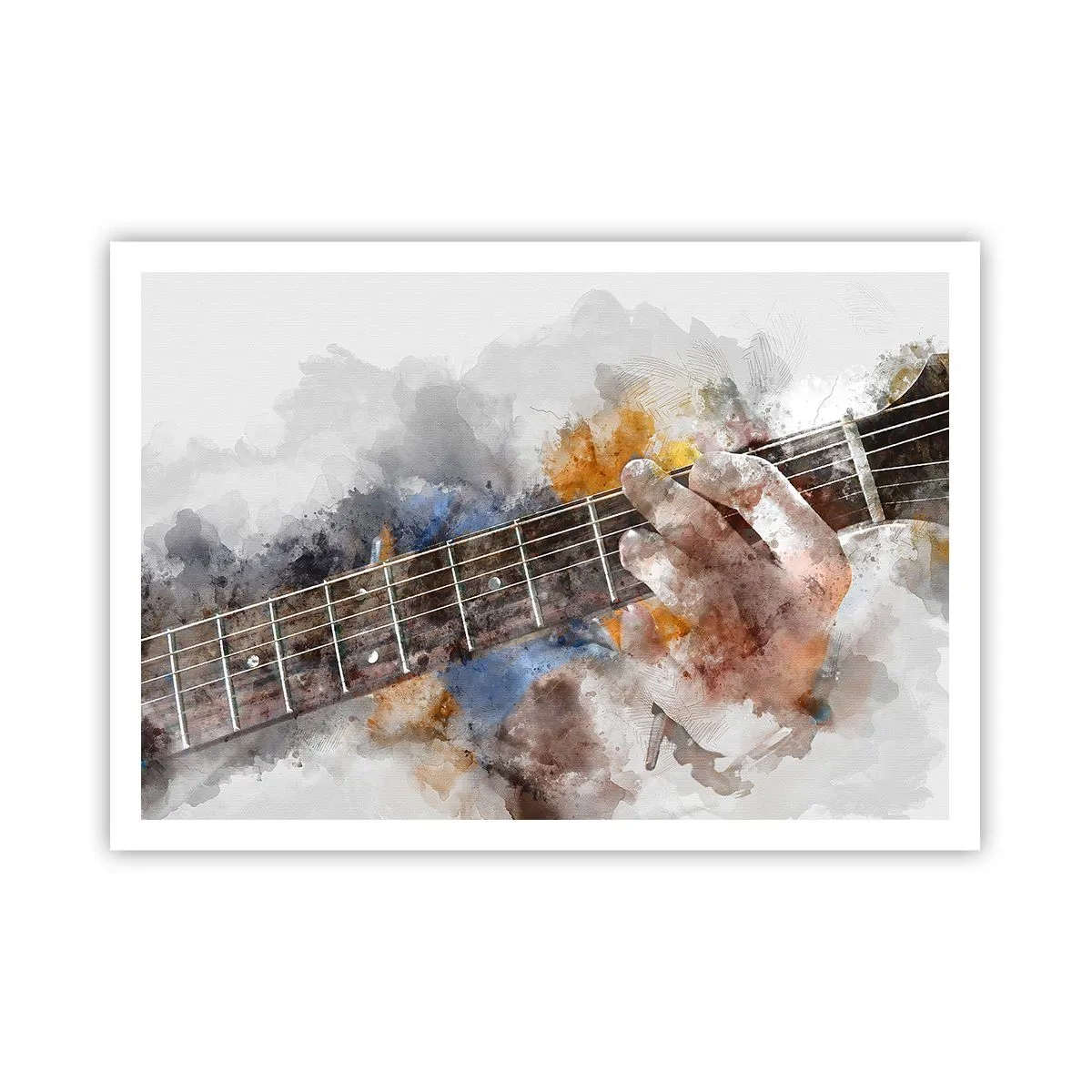 Poster - Poëzie tussen de snaren - 100x70 cm