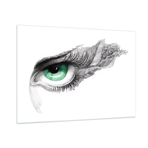 Schilderen op glas - Mooi en klaar om aan te vallen - 100x70 cm