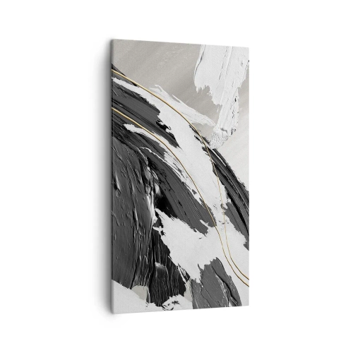 Schilderen op canvas - Abstractie op grote schaal - 45x80 cm