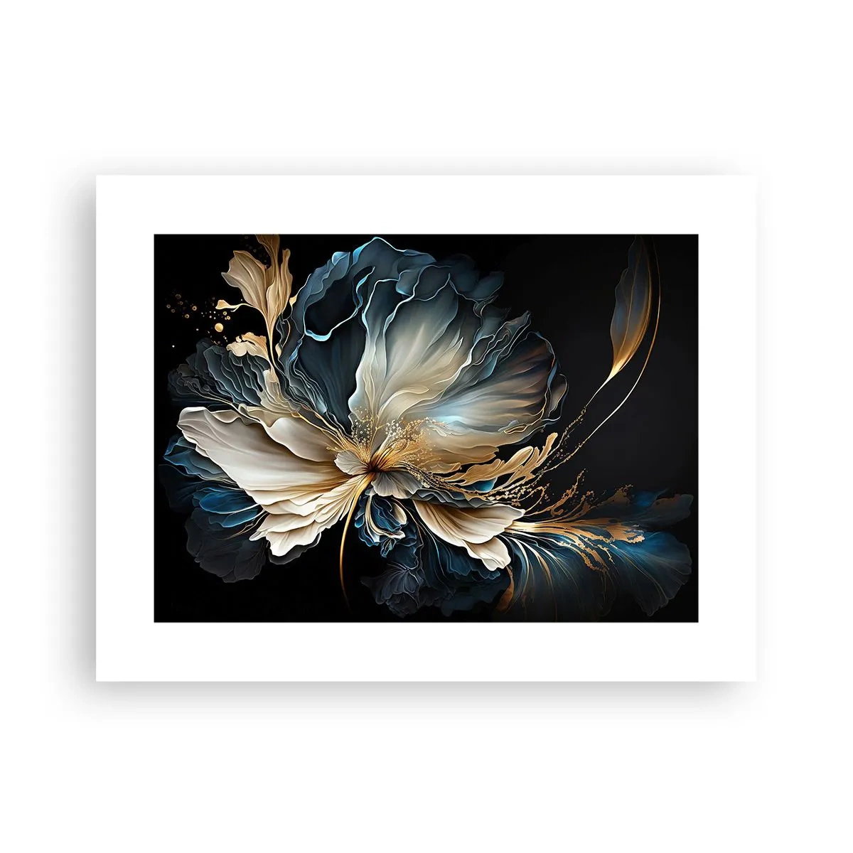 Poster - Sprookjesachtige varenbloem - 40x30 cm