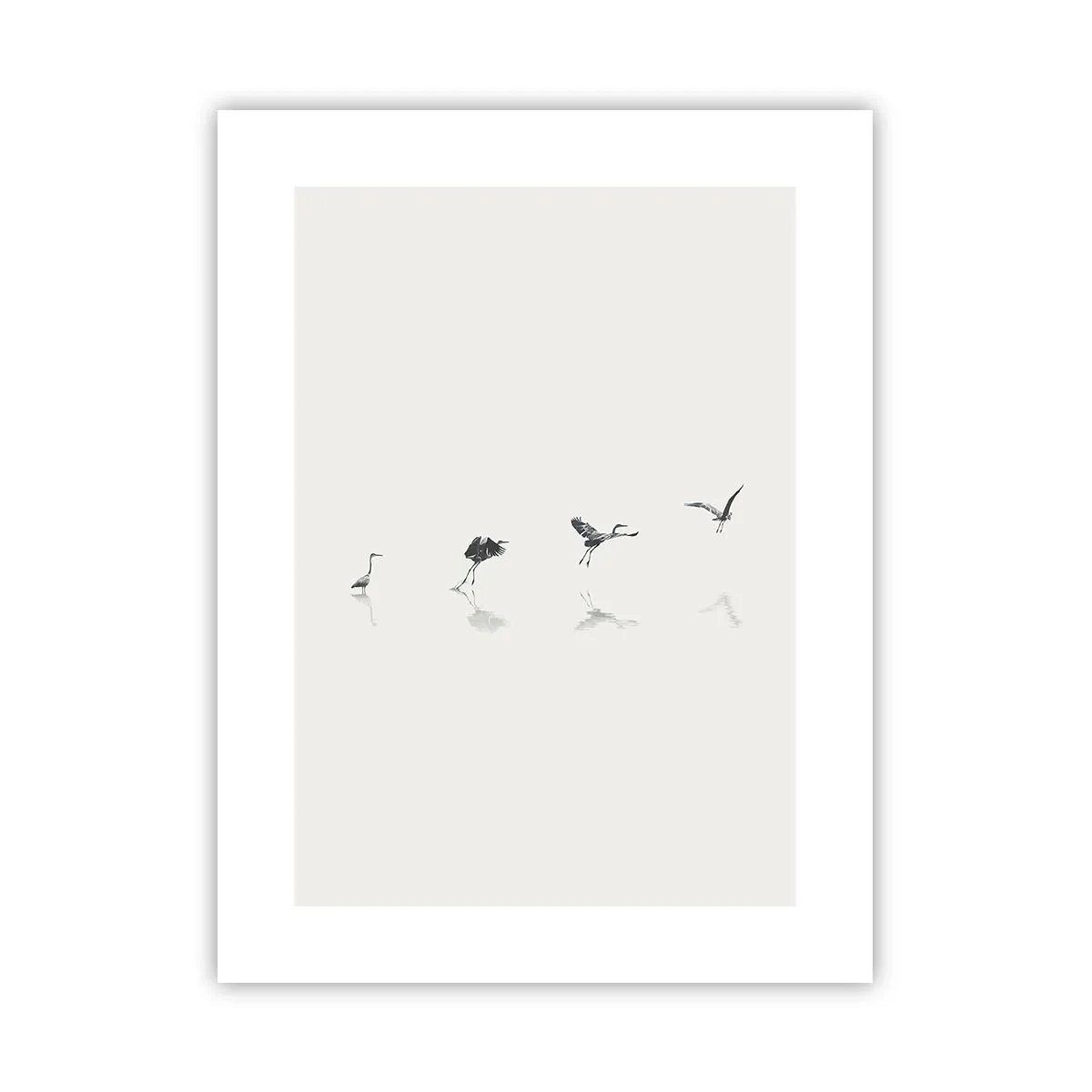 Poster - Vier eenvoudige stappen - 30x40 cm