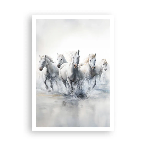 Poster - Witte magie - 70x100 cm