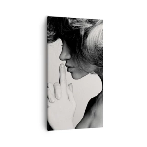 Schilderen op canvas - Luisteren naar zichzelf - 55x100 cm