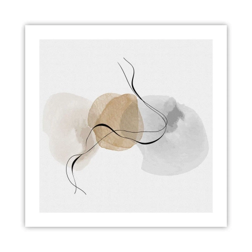 Poster - Lucht kralen - 50x50 cm