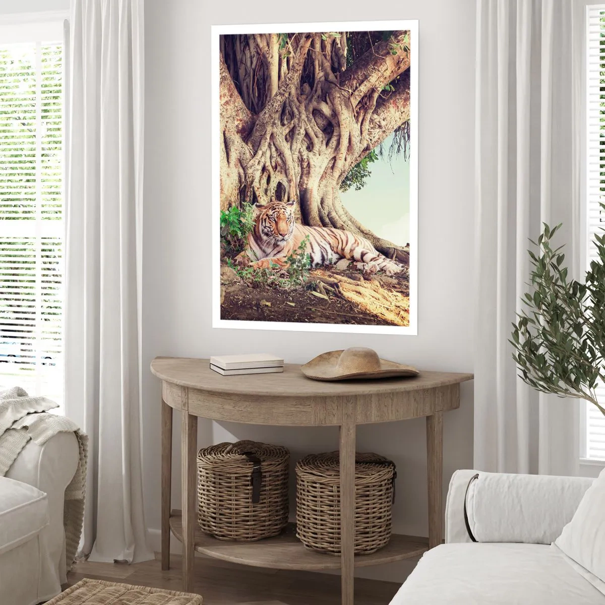 Poster - Uitzicht vanuit het boek Genesis - 70x100 cm