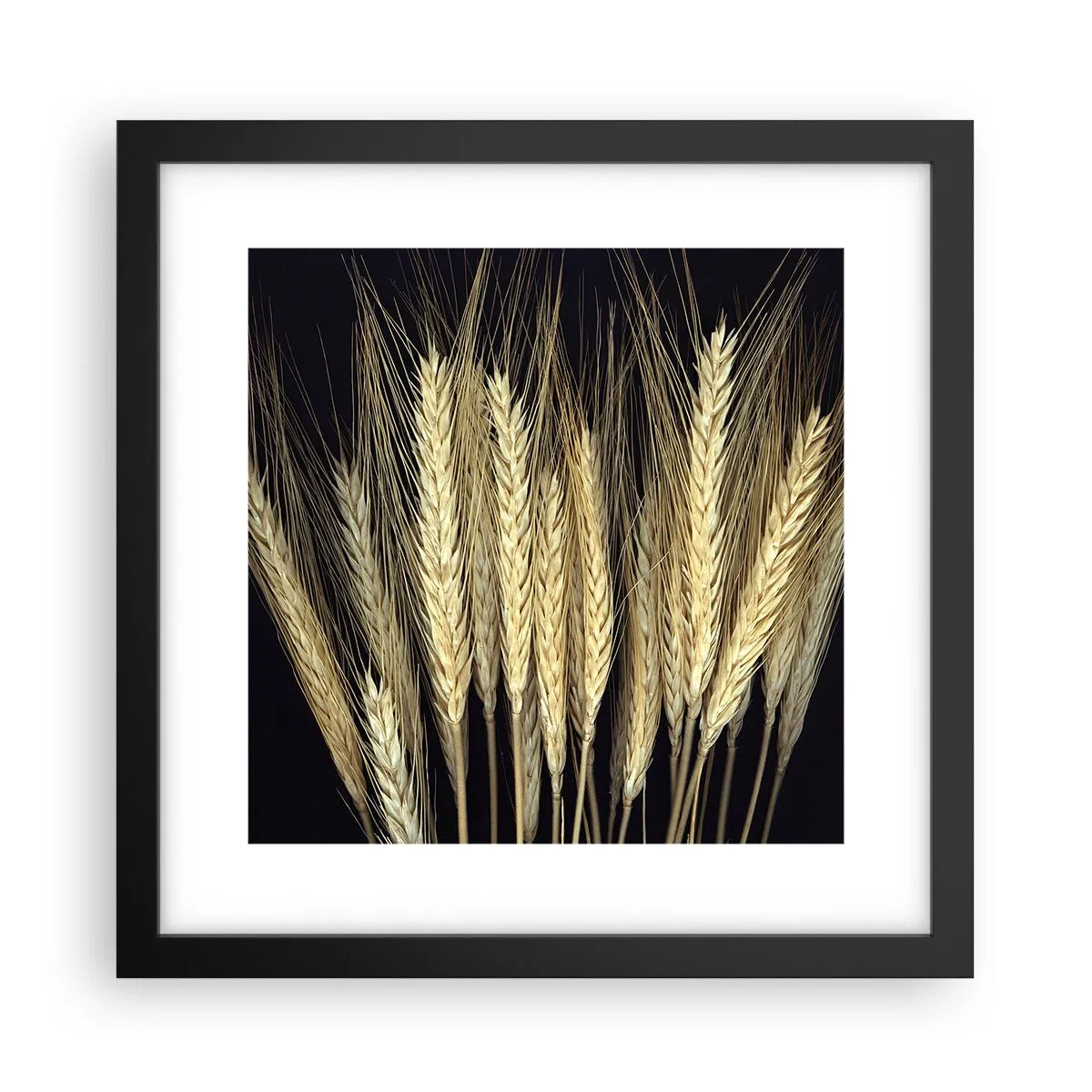 Poster in een zwarte lijst - Rustieke magie - 30x30 cm