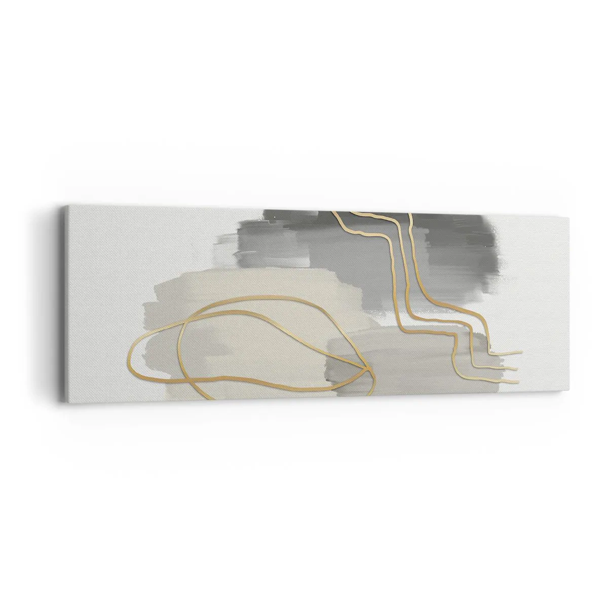 Schilderen op canvas - Duur en beweging - 90x30 cm