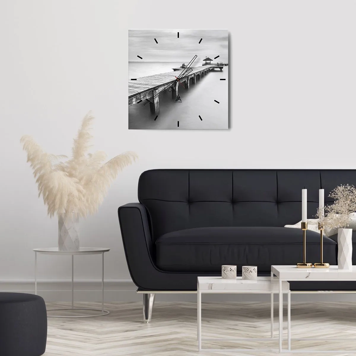 Wandklok - Klok - In de verte - 30x30 cm