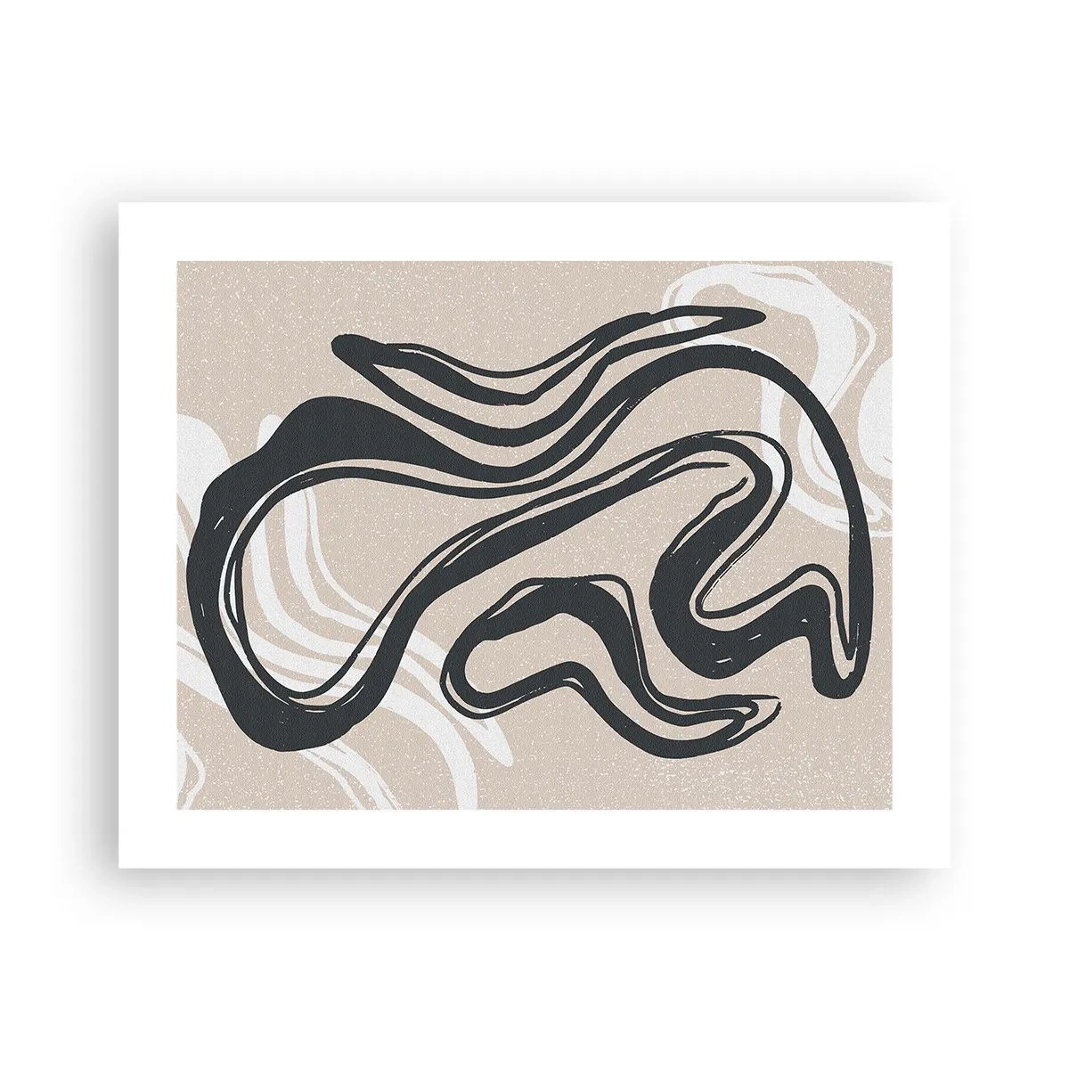 Poster - Expressie vermenigvuldigd - 50x40 cm