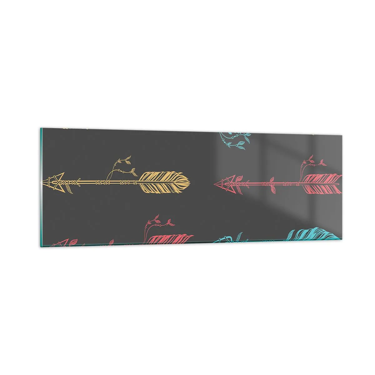 Schilderen op glas - In de verordening - 90x30 cm