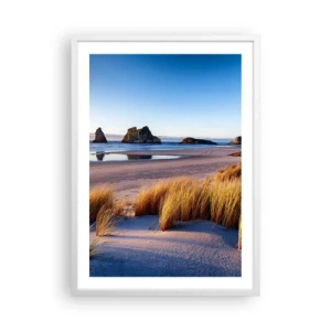 Poster in een witte lijst - Voor rustzoekers - 50x70 cm