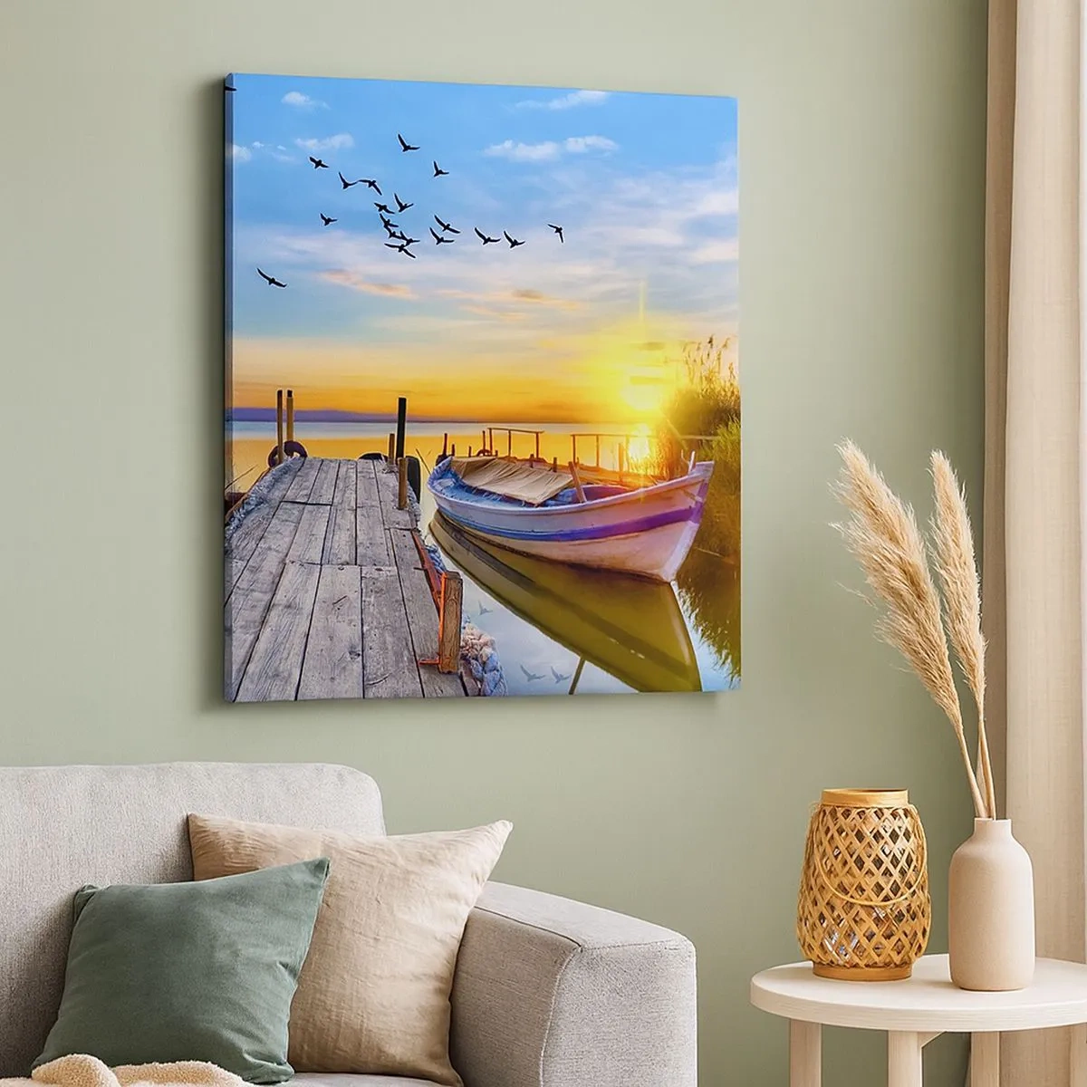 Schilderen op canvas - Ik zie je morgen - 30x30 cm