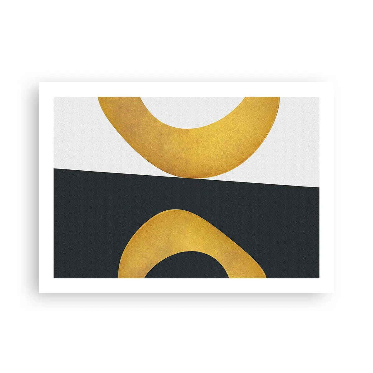 Poster - Ten eerste: goud - 70x50 cm