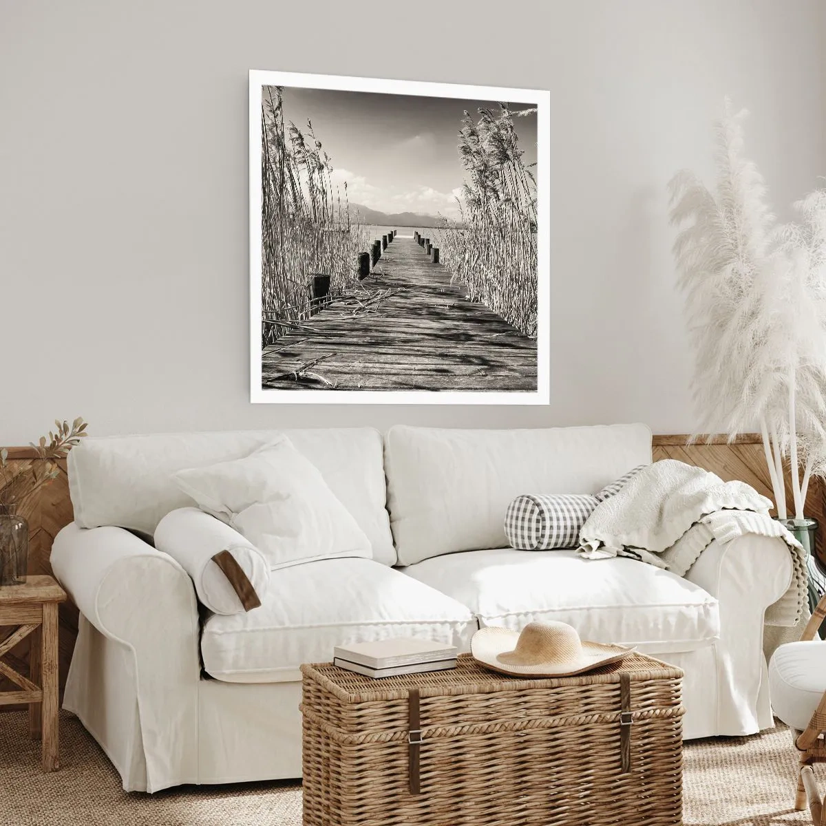 Poster - In de stilte van het gras - 60x60 cm