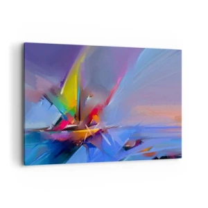 Schilderen op canvas - Propellers als een vogel - 100x70 cm