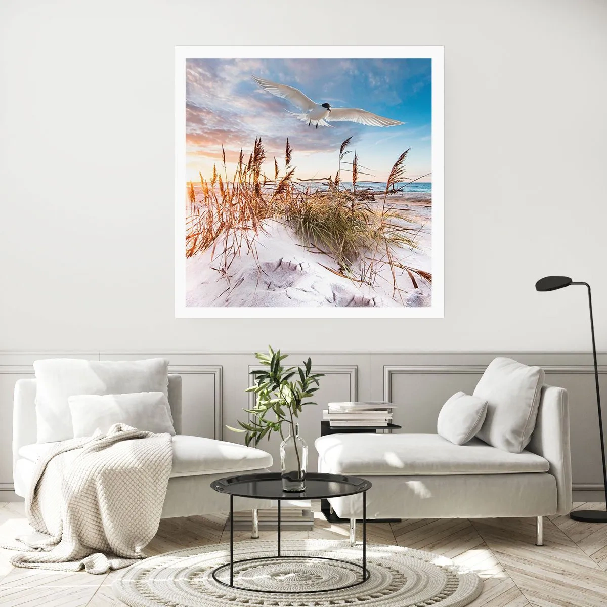 Poster - Wind uit zee - 30x30 cm