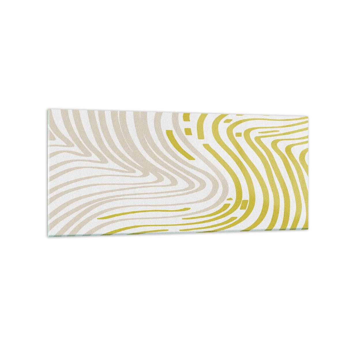 Schilderen op glas - Een compositie met een zachte buiging - 120x50 cm