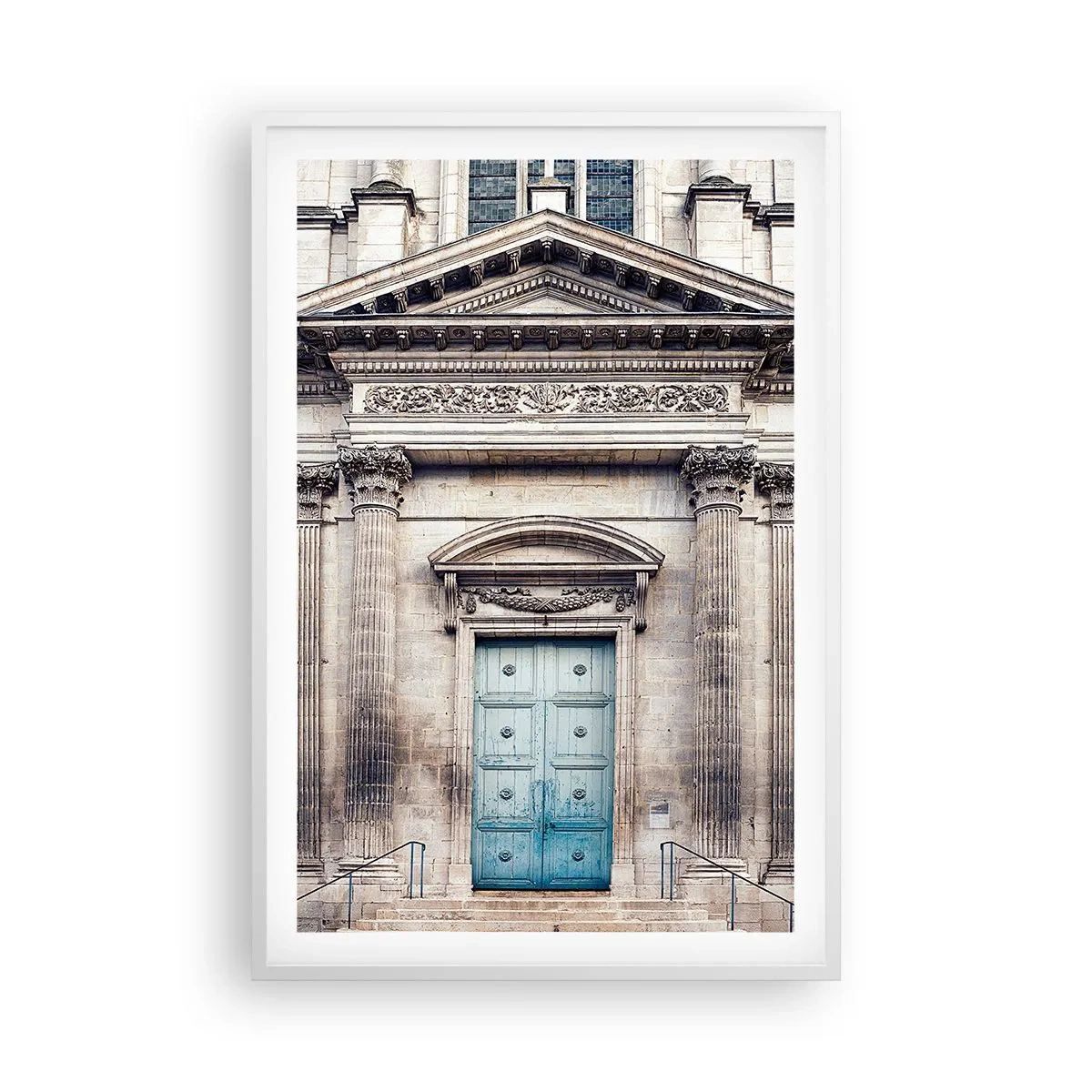 Poster in een witte lijst - De toegangspoort tot de wereld van de geest - 61x91 cm