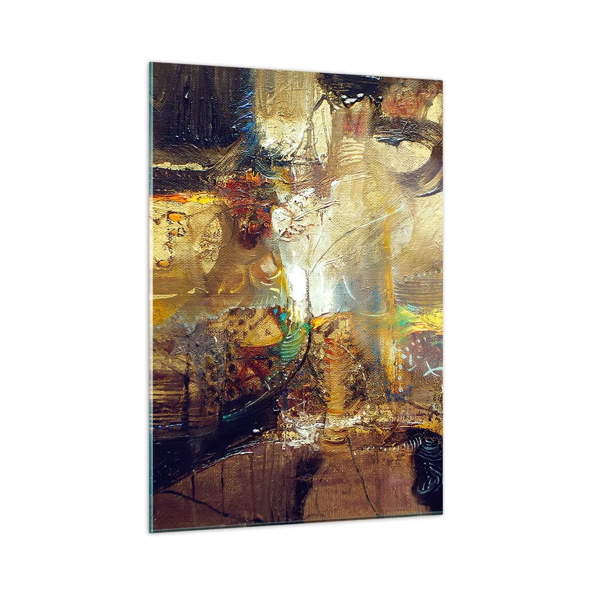 Schilderen op glas - Koud, warmer, heet - 50x70 cm
