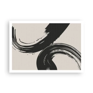Poster - Vegend en cirkevormig - 100x70 cm