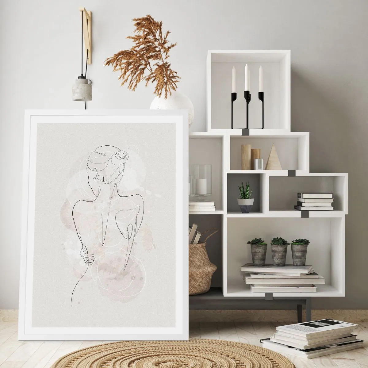 Poster in een witte lijst - Als een gevoelig instrument - 50x70 cm