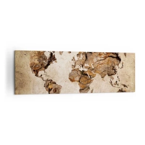 Schilderen op canvas - Ontdekking van de wereld - 160x50 cm