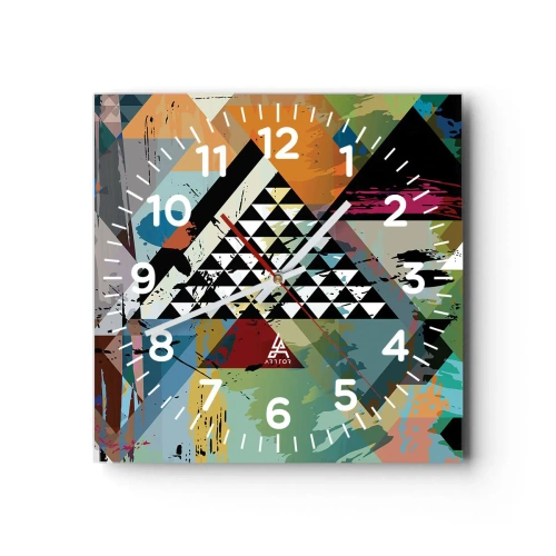 Wandklok - Klok - Hoe gemakkelijk is het - 40x40 cm