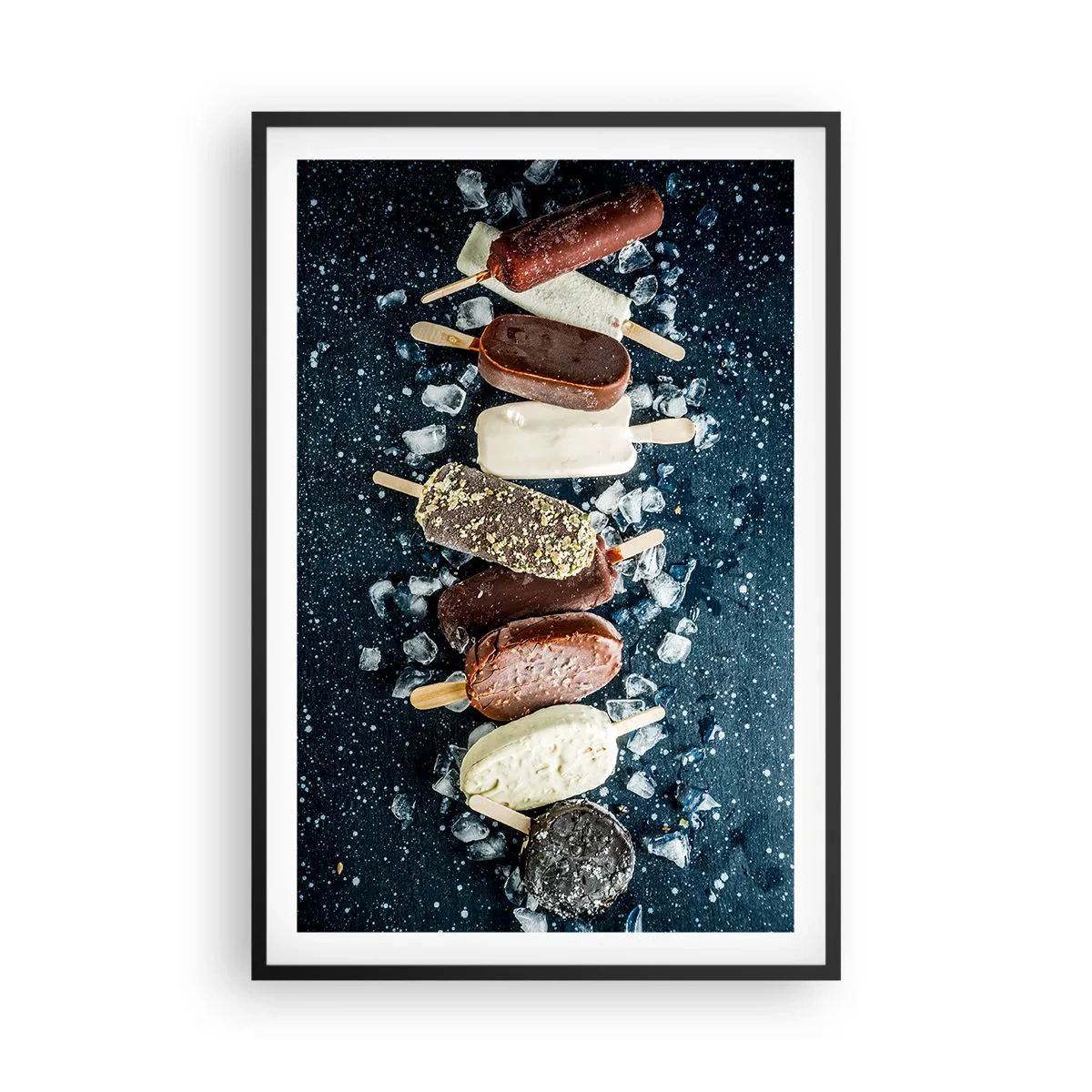 Poster in een zwarte lijst - De smaak van hete zomer - 61x91 cm