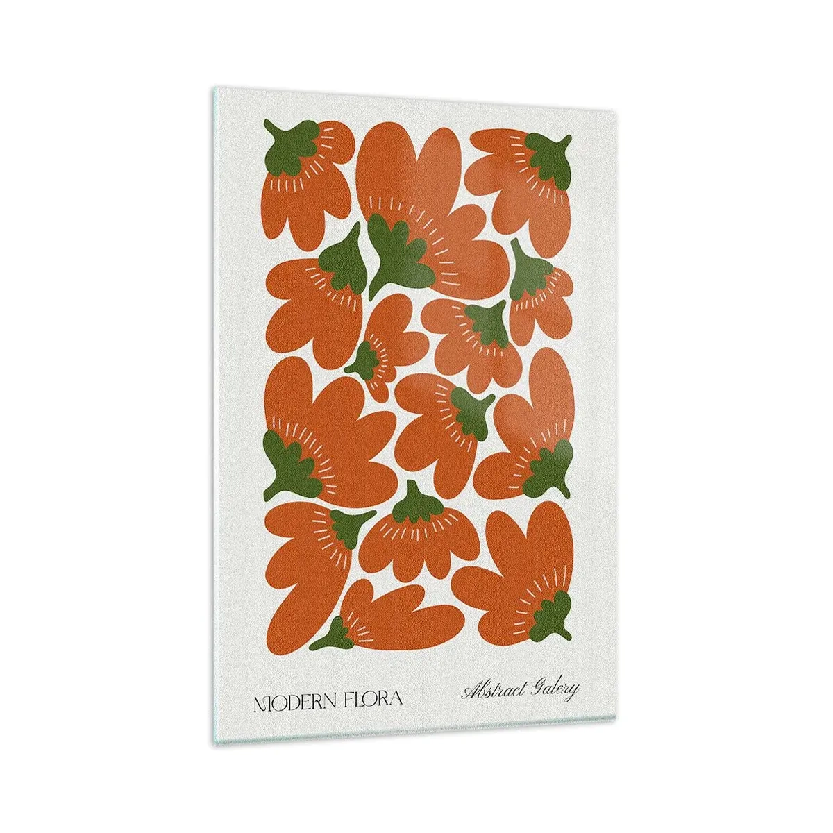 Schilderen op glas - Uit het leven van bloemen - 80x120 cm