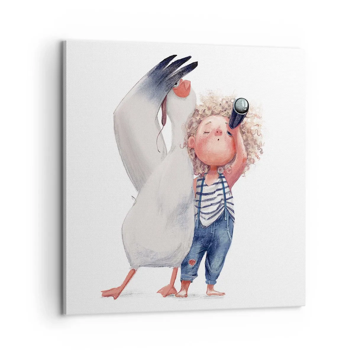 Schilderen op canvas - Een geweldige reisroute - 60x60 cm