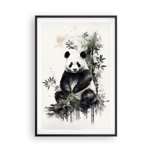Poster in een zwarte lijst - Groeten uit China - 61x91 cm