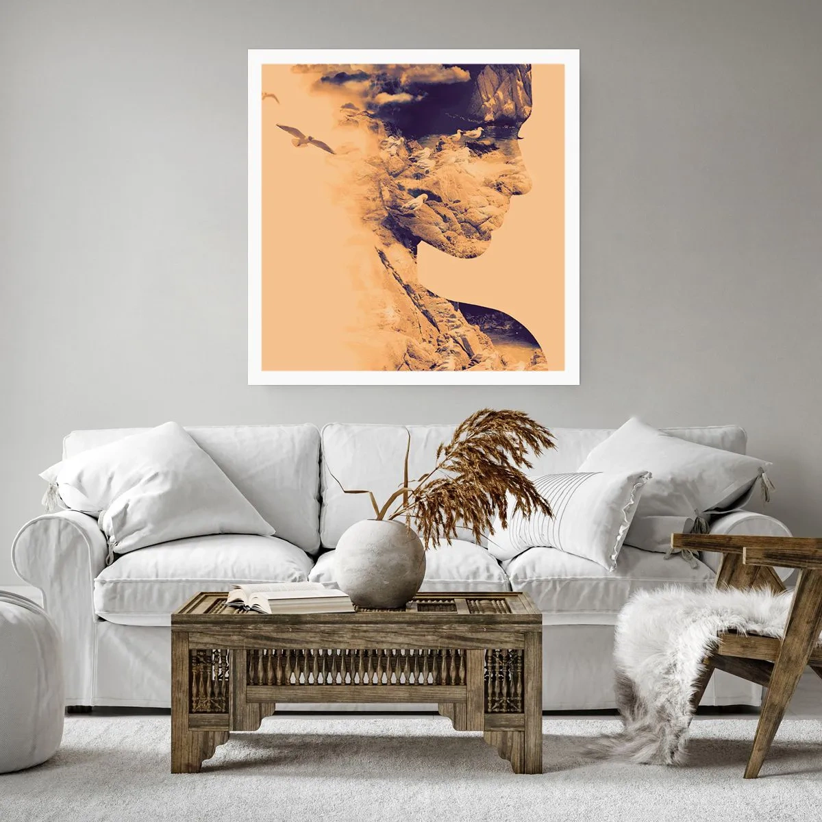 Poster - Van nature mooi - 30x30 cm