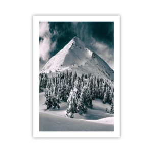 Poster - Het land van sneeuw en ijs - 50x70 cm