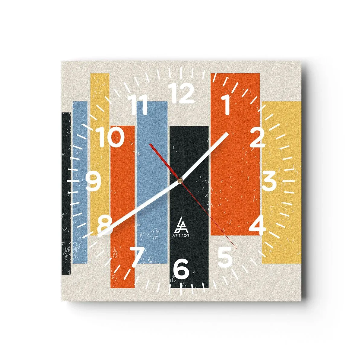 Wandklok - Klok - Muzieknotatie - 40x40 cm