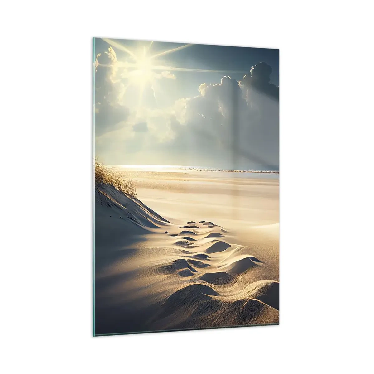 Schilderen op glas - Een rustgevend landschap - 50x70 cm
