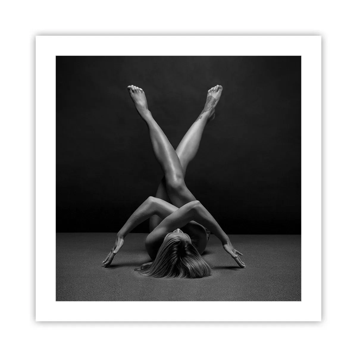 Poster - De geometrie van naaktheid - 50x50 cm