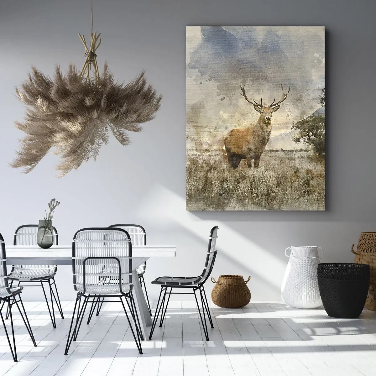 Schilderen op canvas - Waardigheid - kracht - waardigheid - 50x70 cm