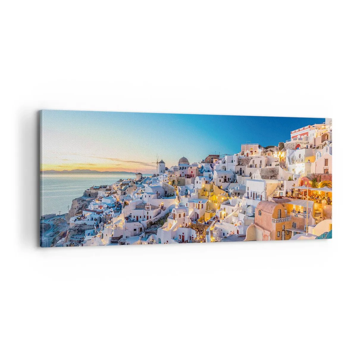 Schilderen op canvas - De essentie van Grieksheid - 100x40 cm