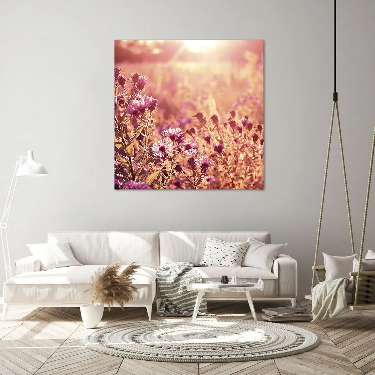 Schilderen op canvas - Voordat de zomer voorbij is - 30x30 cm