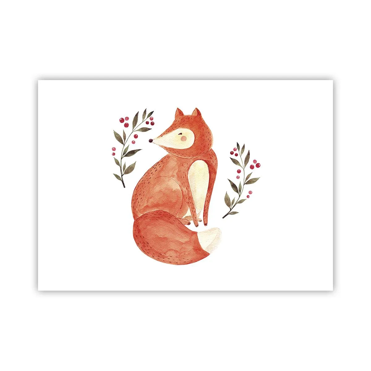 Poster - Kleine roodharige - 70x50 cm
